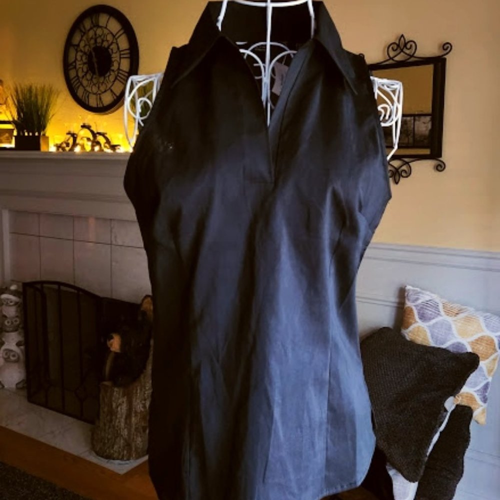 NWT Express sz junior 5 / 6 black sleeveless shirt